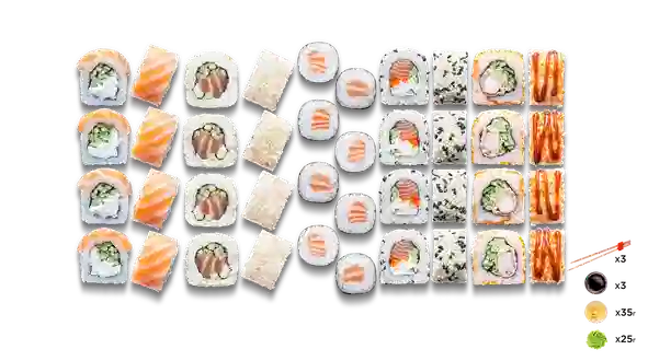 Страва Сет Мега Хіт меню SUSHI MASTER UA Сет Мега Хіт меню SUSHI MASTER UA
