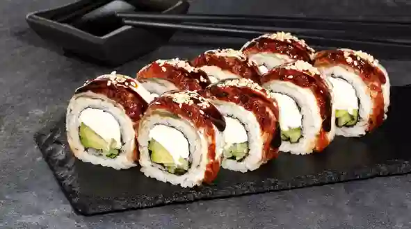 Блюдо Филадельфия с угрем меню SUSHI MASTER UA Филадельфия с угрем меню SUSHI MASTER UA