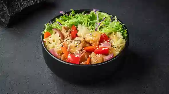 Страва Боул з куркою в кисло-солодкому соусі XL меню SUSHI MASTER UA Боул з куркою в кисло-солодкому соусі XL меню SUSHI MASTER UA