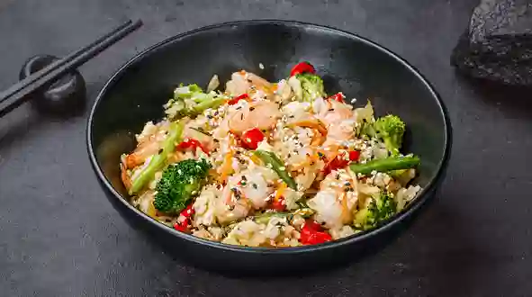 Страва Рис з креветками меню SUSHI MASTER UA Рис з креветками меню SUSHI MASTER UA