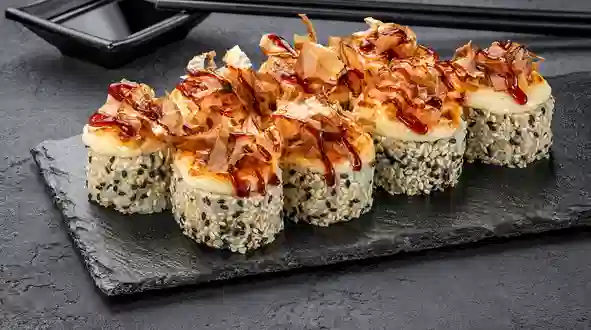 Страва Запечений з куркою та боніто меню SUSHI MASTER UA Запечений з куркою та боніто меню SUSHI MASTER UA