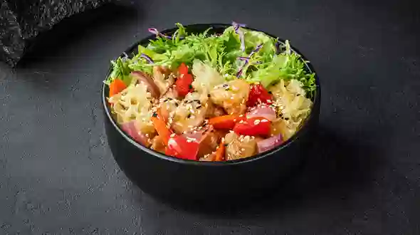 Страва Боул з куркою в кисло-солодкому соусі XL меню SUSHI MASTER UA Боул з куркою в кисло-солодкому соусі XL меню SUSHI MASTER UA