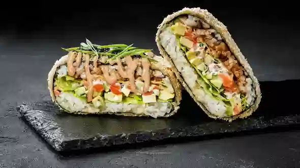 Страва Суші бургер з лососем меню SUSHI MASTER UA Суші бургер з лососем меню SUSHI MASTER UA