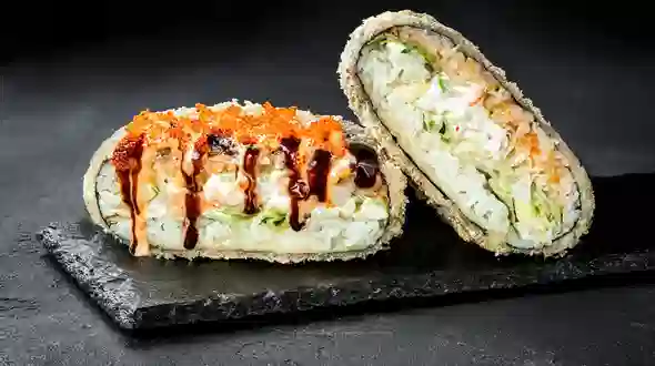 Блюдо Суши бургер с креветками меню SUSHI MASTER UA Суши бургер с креветками меню SUSHI MASTER UA