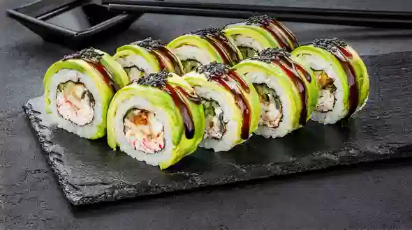 Блюдо Зеленый Дракон меню SUSHI MASTER UA Зеленый Дракон меню SUSHI MASTER UA