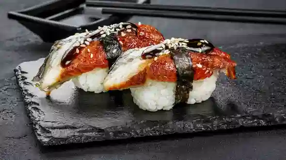 Блюдо Суши нигири с угрем меню SUSHI MASTER UA Суши нигири с угрем меню SUSHI MASTER UA