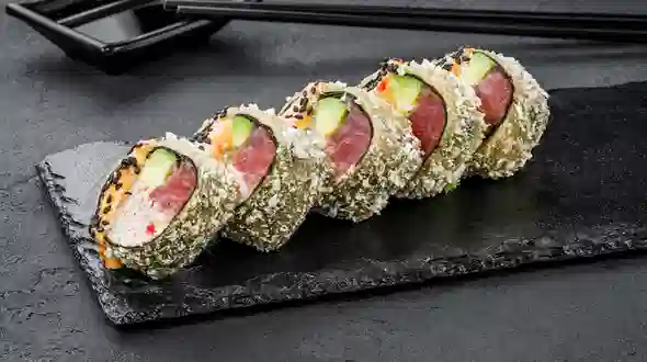 Блюдо Темпура ролл с тунцом меню SUSHI MASTER UA Темпура ролл с тунцом меню SUSHI MASTER UA