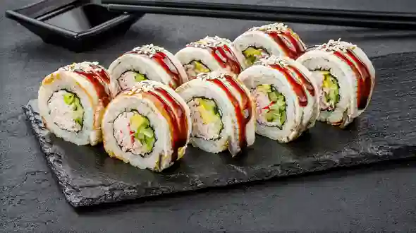 Блюдо Золотой Дракон меню SUSHI MASTER UA Золотой Дракон меню SUSHI MASTER UA
